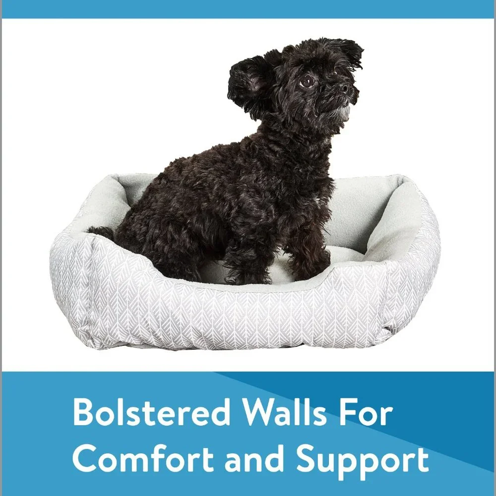 ImSmall Cuddler Dog Bed, Gray